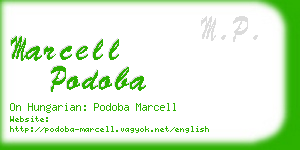 marcell podoba business card